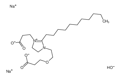 Sodium hydroxide 3-{3-[2-(2-carboxylatoethoxy)ethyl]-2-undecyl-4, 5-dihydro-1H-imidazol-3-ium-1-yl}propanoate (2:1:1)
