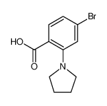 Benzoic acid, 4-​bromo-​2-​(1-​pyrrolidinyl)​-