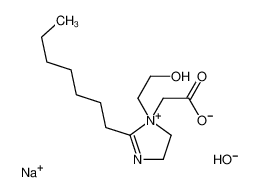 Sodium hydroxide - [2-heptyl-1-(2-hydroxyethyl)-4,5-dihydro-1H-im idazol-1-ium-1-yl]acetate (1:1:1)