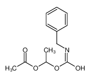 1-(benzylcarbamoyloxy)ethyl acetate