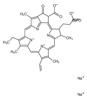 Copper chlorophyll sodium