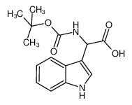 1H-​Indole-​3-​acetic acid, α-​[[(1,​1-​dimethylethoxy)​carbonyl]​amino]​-