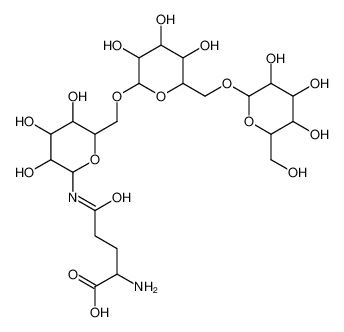 2-amino-5-oxo-5-[[3,4,5-trihydroxy-6-[[3,4,5-trihydroxy-6-[[3,4,5-trihydroxy-6-(hydroxymethyl)oxan-2-yl]oxymethyl]oxan-2-yl]oxymethyl]oxan-2-yl]amino]pentanoic acid