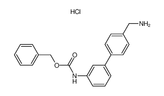 benzyl N-[3-[4-(aminomethyl)phenyl]phenyl]carbamate