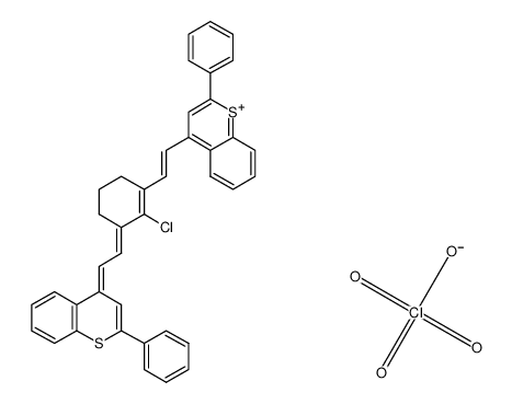 4-[2-[2-chloro-3-[2-(2-phenyl-2H-thiochromen-4-yl)ethenyl]cyclohex-2-en-1-ylidene]ethylidene]-2-phenylthiochromene