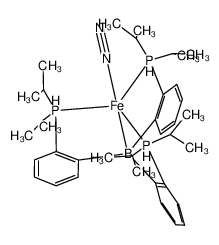 (tris(phosphine)borane)Fe(N2)