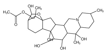 Zygadenine 3-acetate