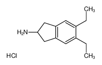 5,6-Diethyl-2,3-dihydro-1H-inden-2-amine Hydrochloride 312753-53-0