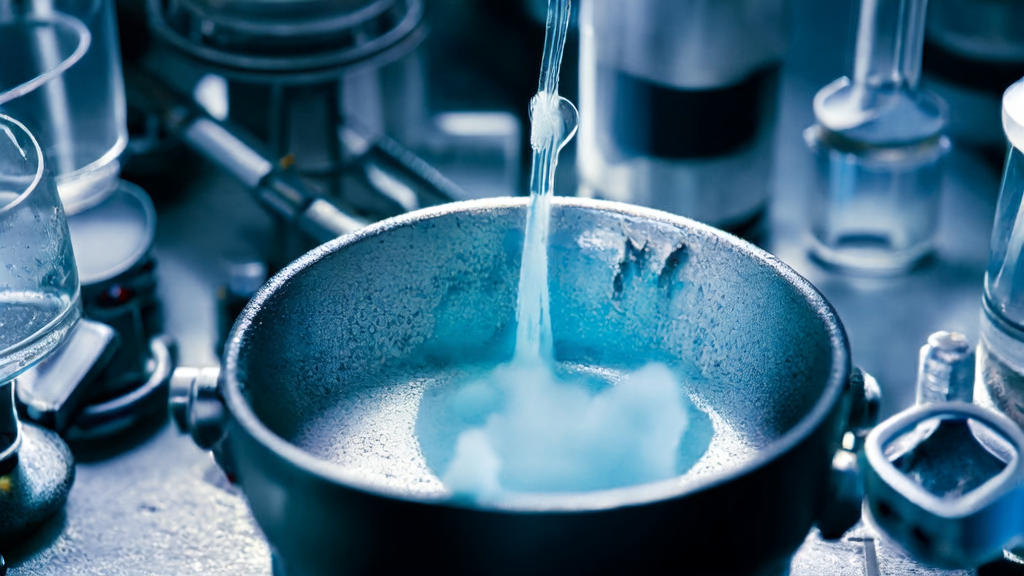 How does iron interact with acetone?