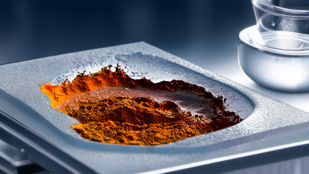 How to take rust off plastic without damaging the surface or causing health risks?